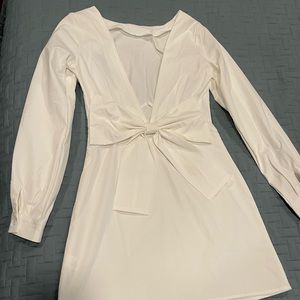 Bow Back Mini dress by Nasty Gal. Cotton. Size 6. New with tags